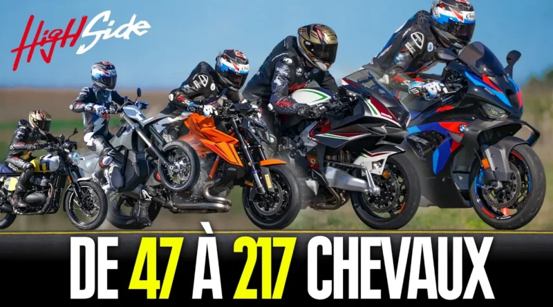 21 Motos 1000 Metres Depart Arrete 1 Gagnante