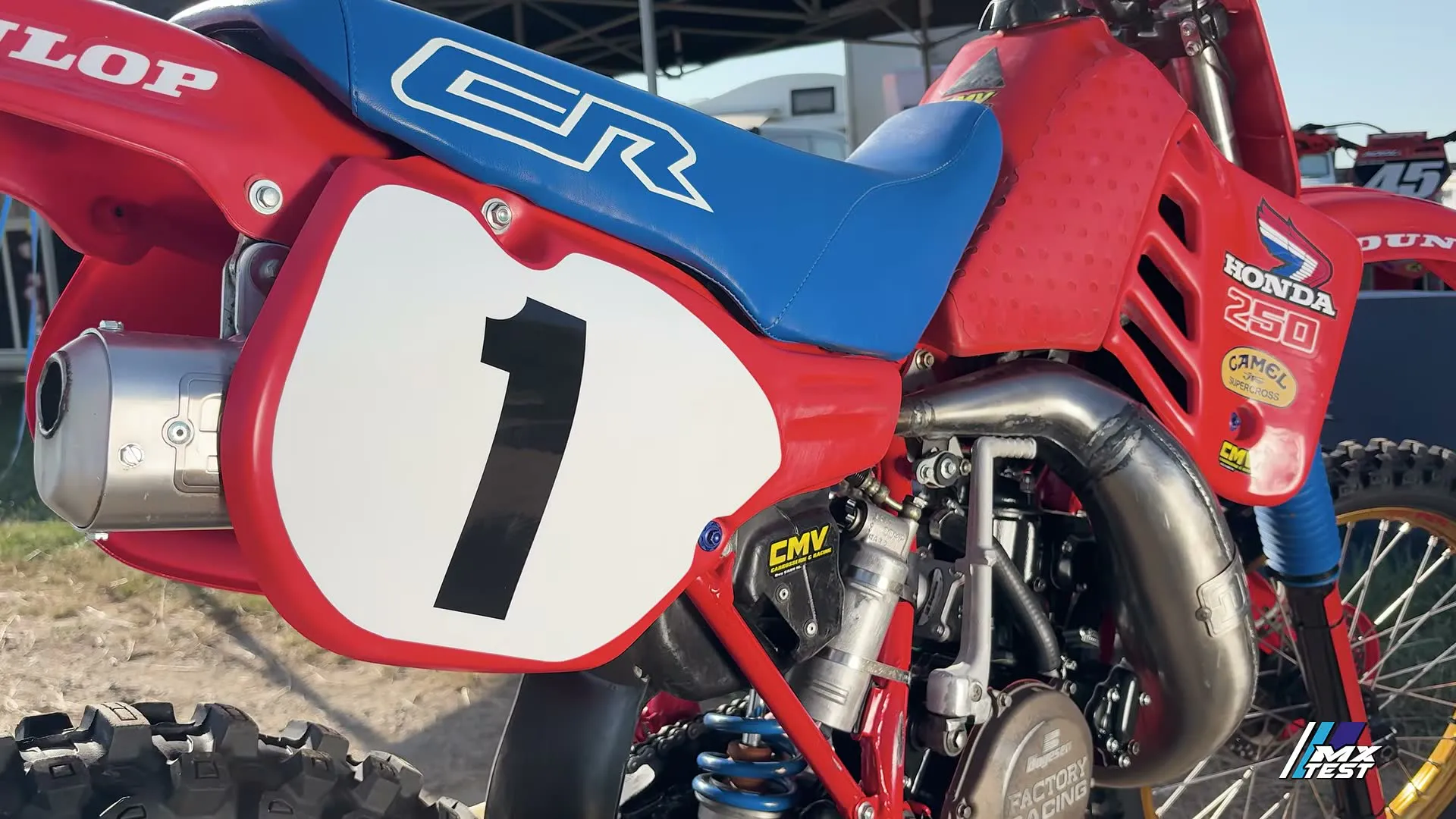250 CR 1986 sur le ELF AMPL Motocross - 20
