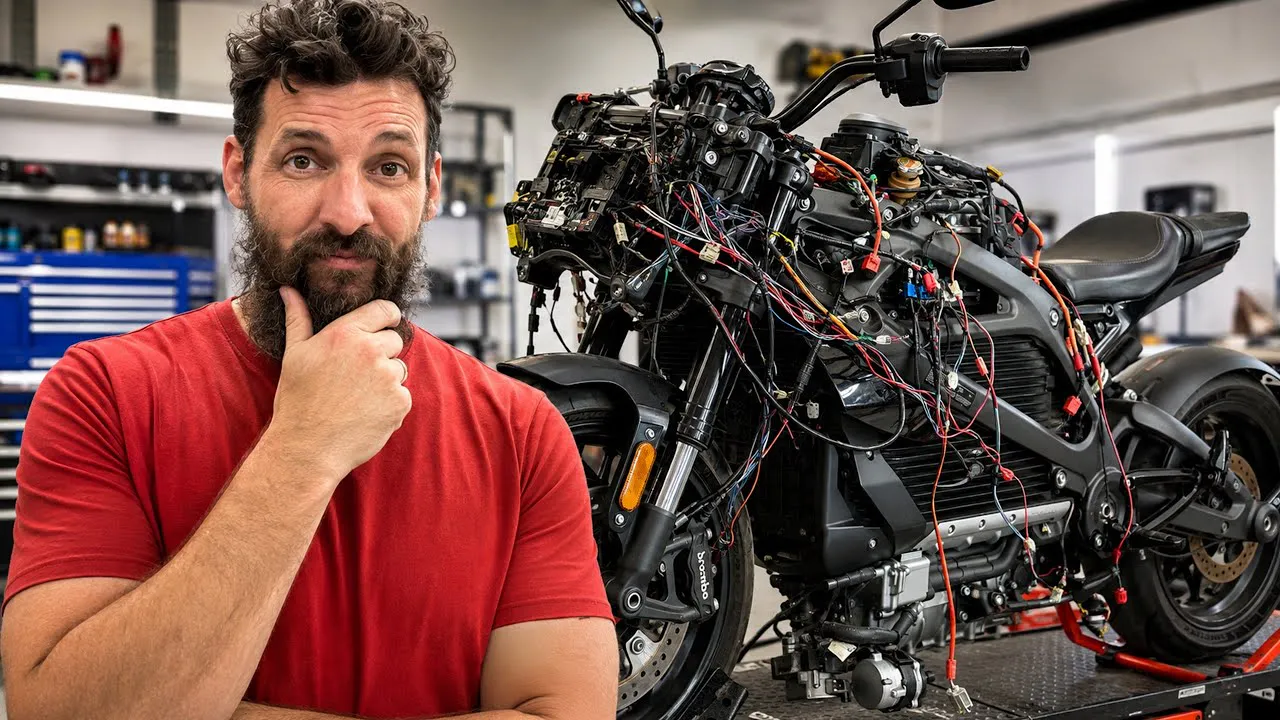 Harley Davidson électrique Lime Wire, que des problèmes par Bikes and Beards