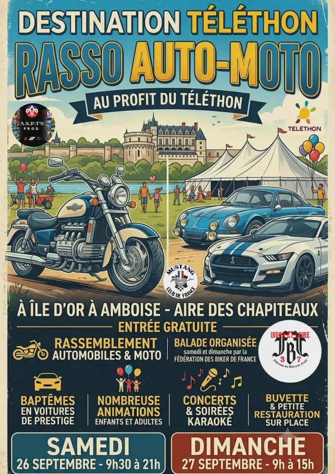 Rassemblement AutoMoto au profit du Téléthon - 01
