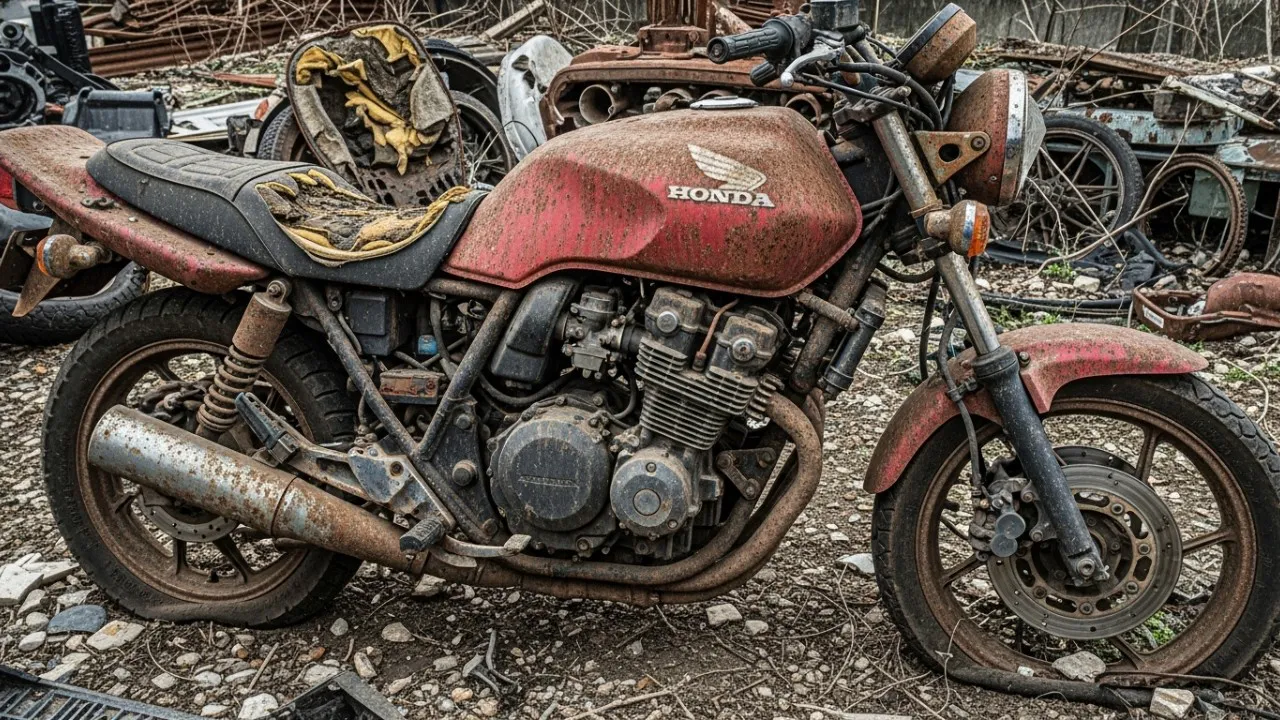 Restauration intégrale d&rsquo;une HONDA 400 CB de 1997
